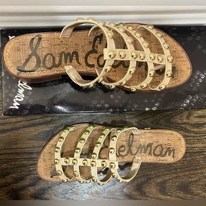 Sam Edelman Juniper Studded Leather Gladiator Sandals